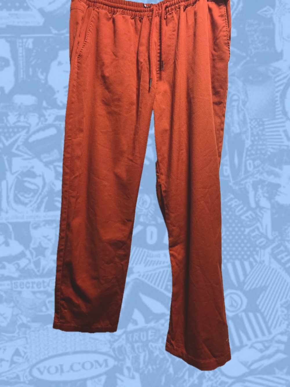 Volcom Men's Rust Drawstring Joggers